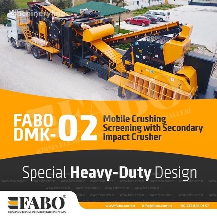 új FABO DMK-02 SERIES 170-250 TPH SECONDARY IMPACT CRUSHER | Ready in St röpítő törő
