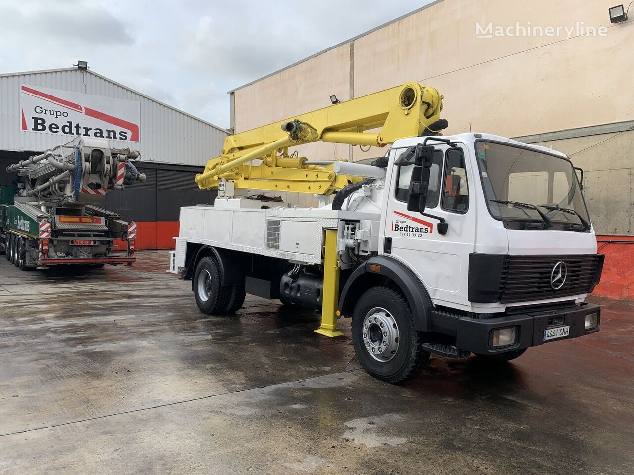 Putzmeister 24-4 BRF brf 24-4 Mercedes-Benz 1722  alvázon betonpumpa