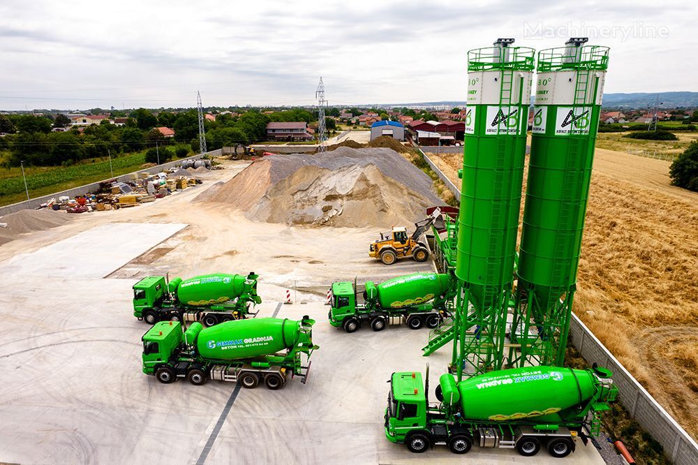 új FABO SKIP SYSTEM CONCRETE BATCHING PLANT | 110m3/h Capacity | STOCK betonüzem