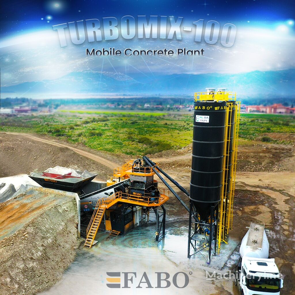 új FABO TURBOMIX-100 Ceriya Mobilnyh betonnyh ustanovok betonüzem