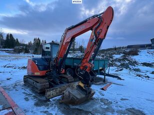 Hitachi ZX65USB-5A Crawler excavator w/ tilt and sanding bucket. WATCH V lánctalpas kotrógép